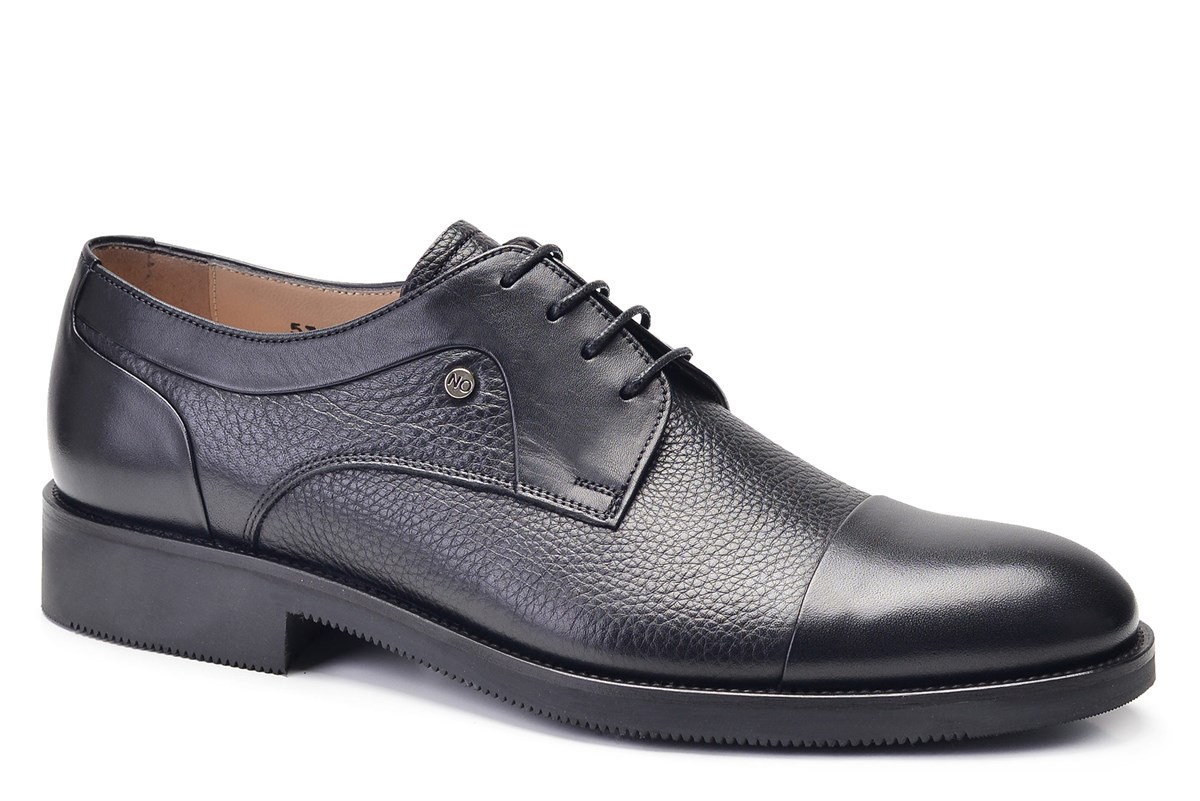 Nevzat Onay Siyah Klasik Bağcıklı Termo Taban Erkek Ayakkabı -8090-. 3