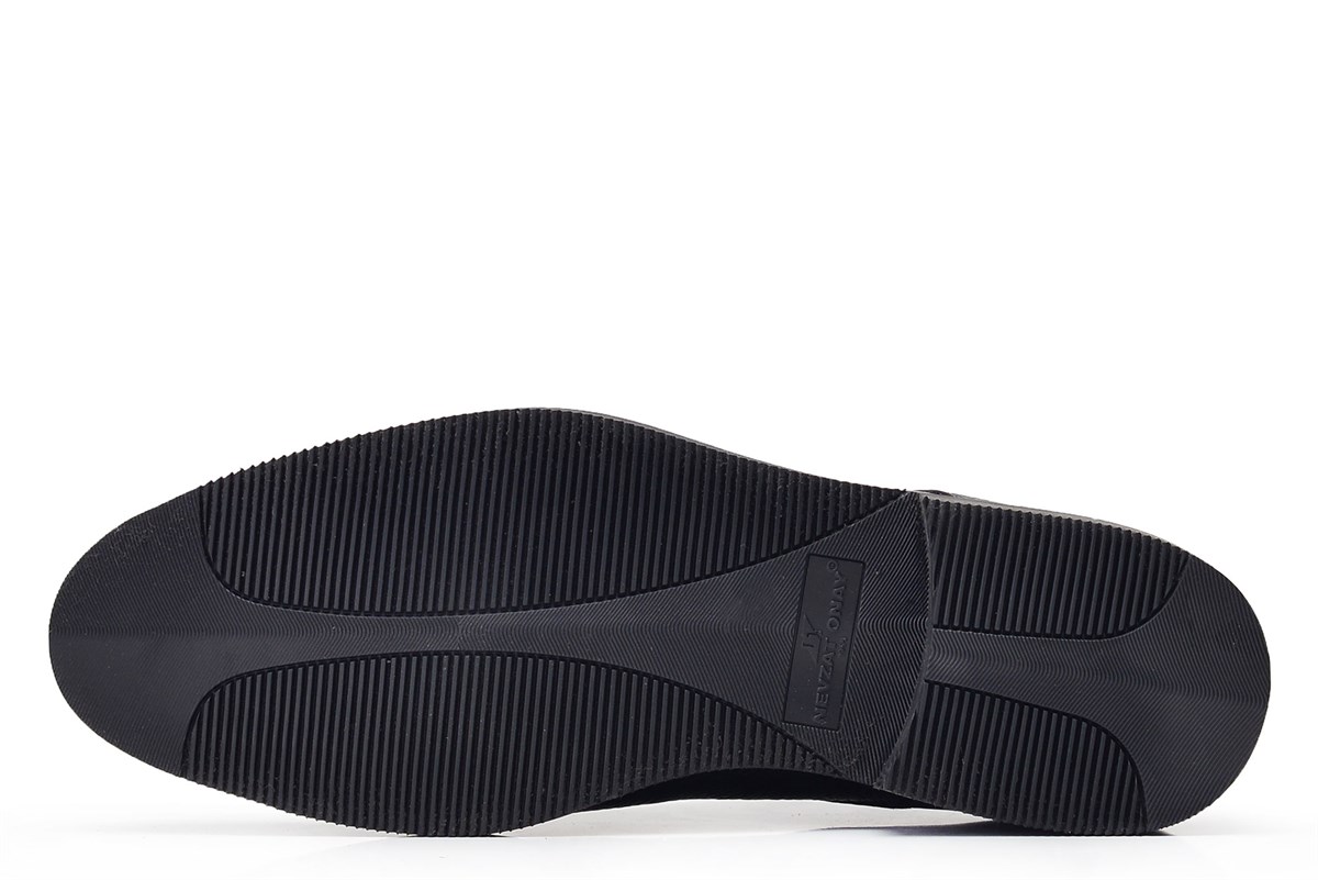 Nevzat Onay Siyah Klasik Bağcıklı Termo Taban Erkek Ayakkabı -8090-. 5