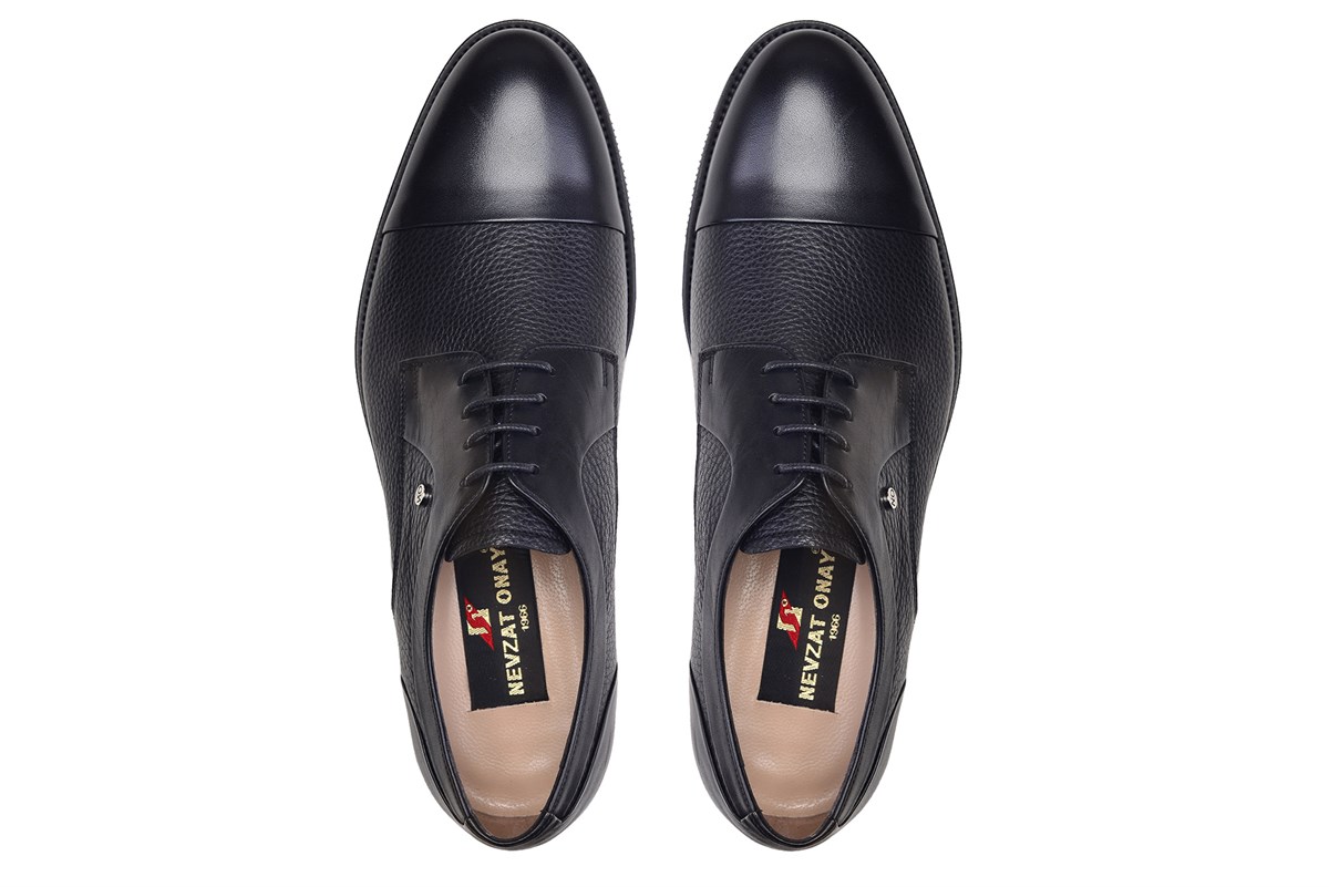Nevzat Onay Siyah Klasik Bağcıklı Termo Taban Erkek Ayakkabı -8090-. 4