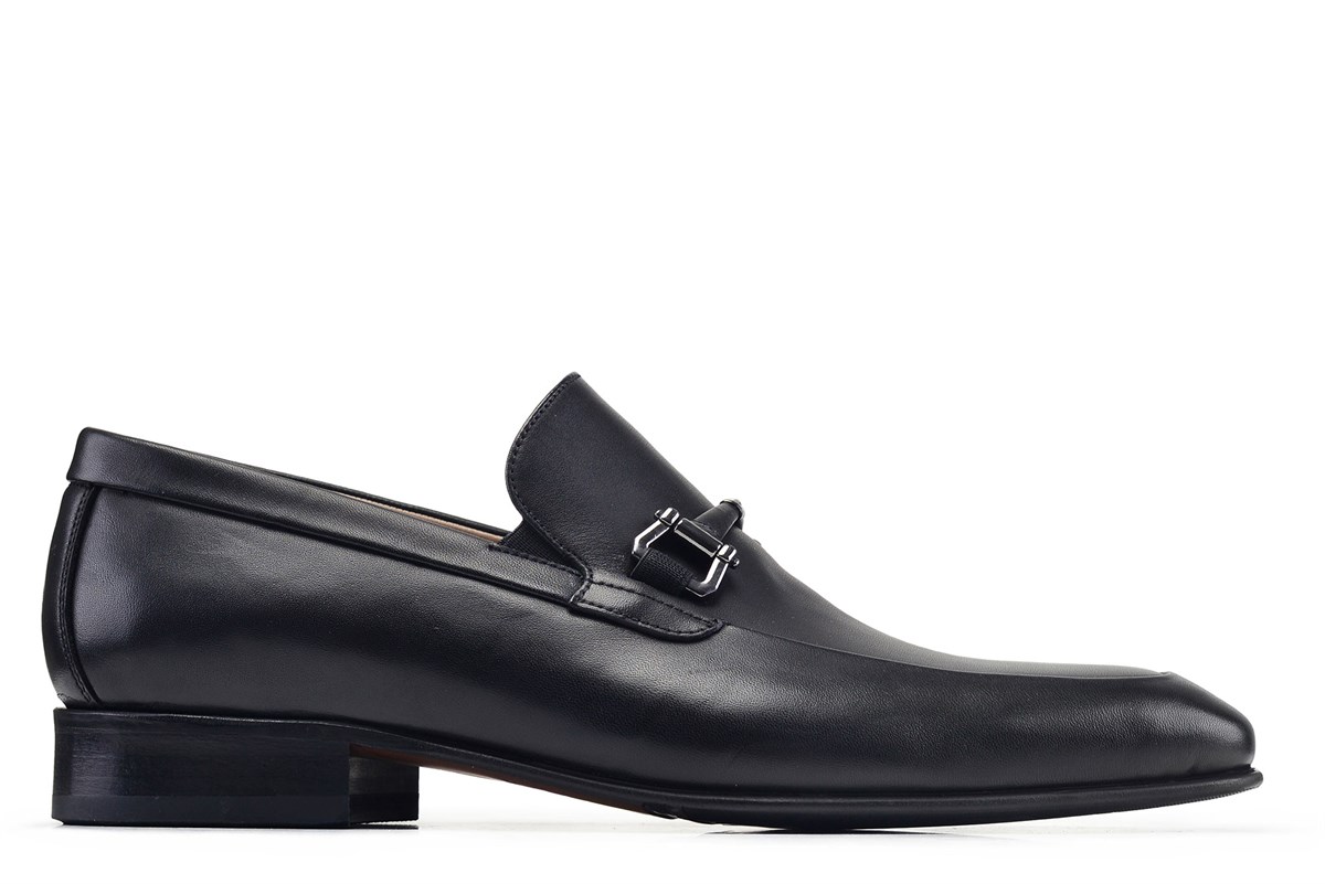 Nevzat Onay Siyah Klasik Loafer Neolit Erkek Ayakkabı -47703-. 2
