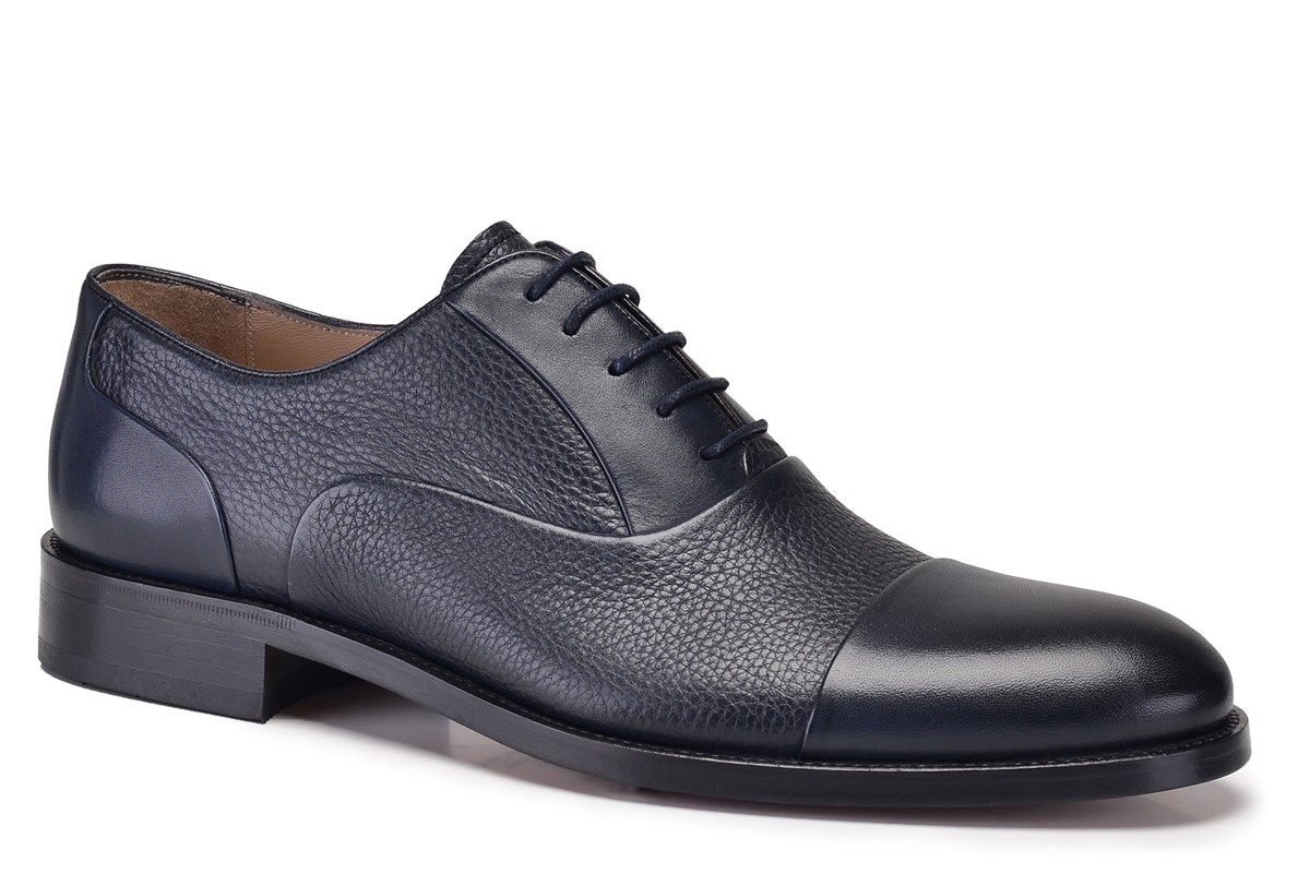Nevzat Onay Siyah Klasik Bağcıklı Oxford Rugan Ayakkabı -6119-. 3