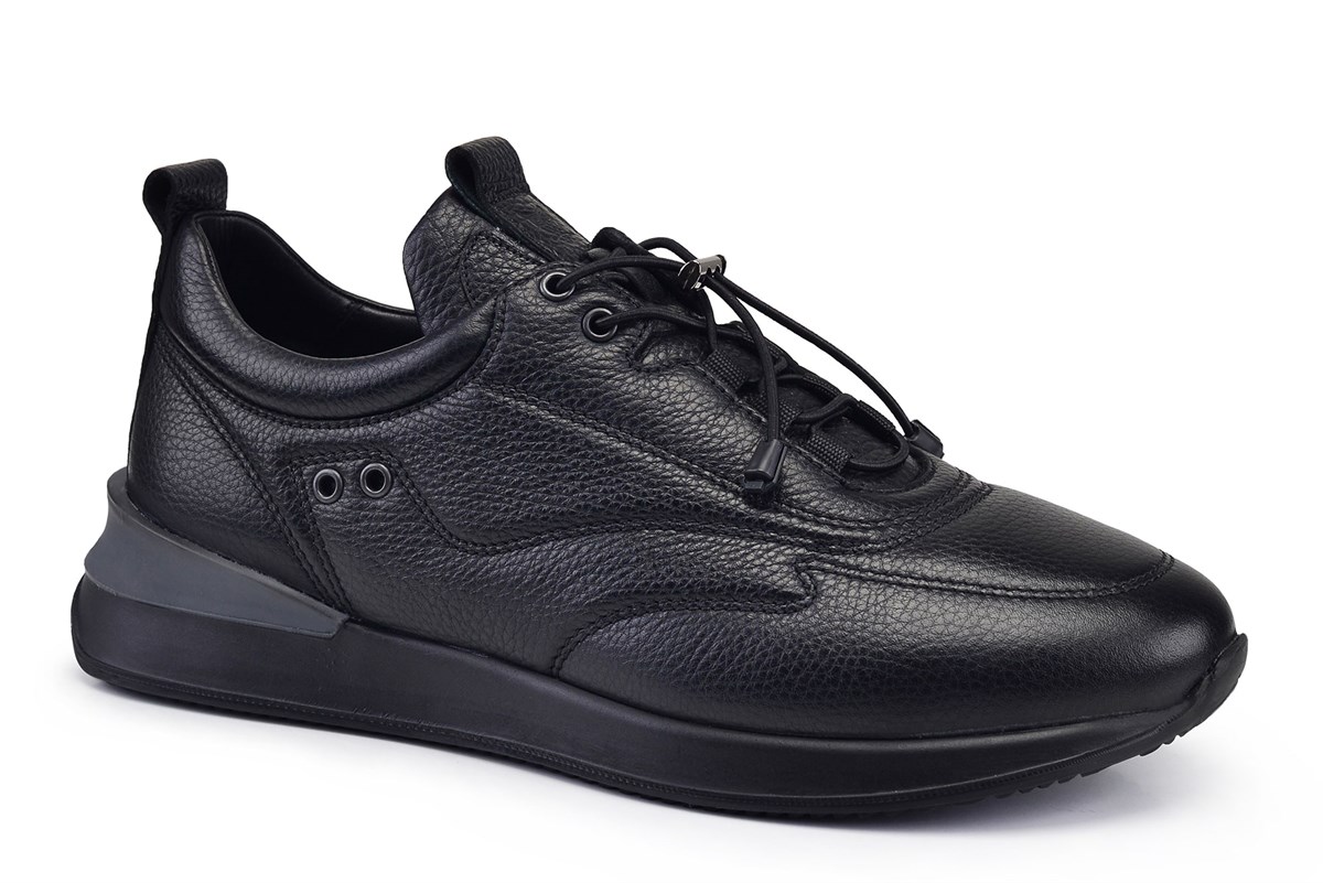 Nevzat Onay Siyah Bağcıklı Erkek Sneaker -71152-. 3