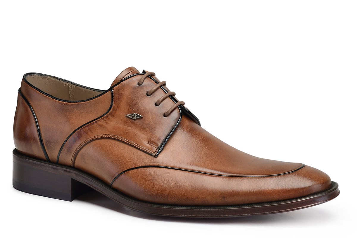 Nevzat Onay Siyah Klasik Bağcıklı Kösele Erkek Ayakkabı -9268-. 3