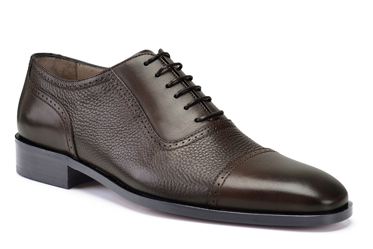 Nevzat Onay Kahverengi Oxford Bağcıklı Erkek Ayakkabı -12278-. 3