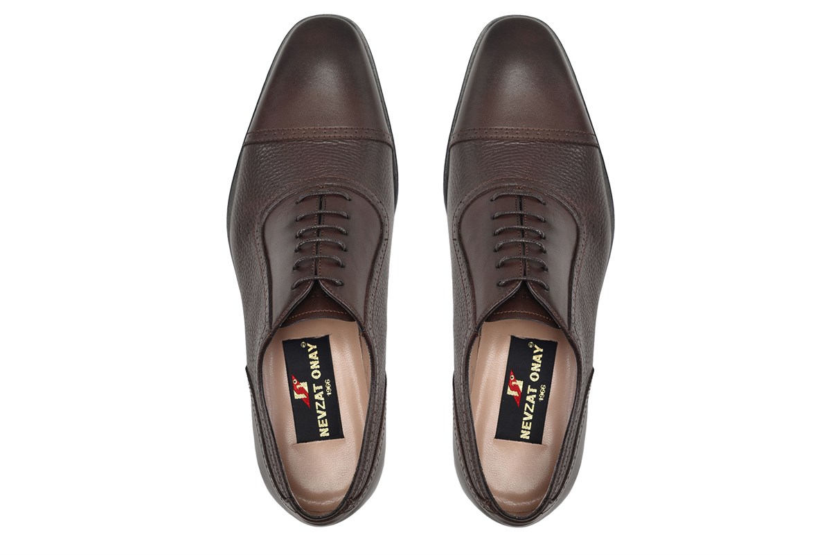 Nevzat Onay Kahverengi Oxford Bağcıklı Erkek Ayakkabı -12278-. 4