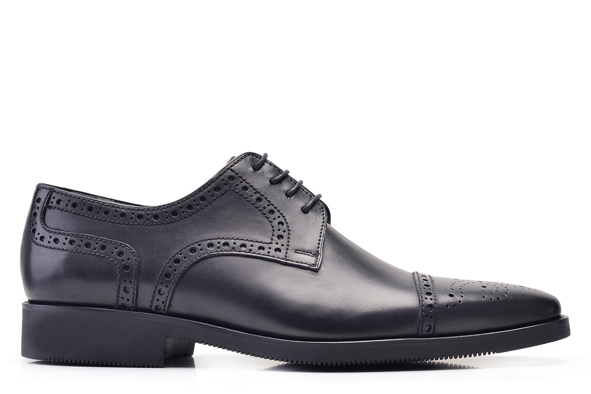 Nevzat Onay Siyah Klasik Bağcıklı Erkek Ayakkabı -11942-. 2