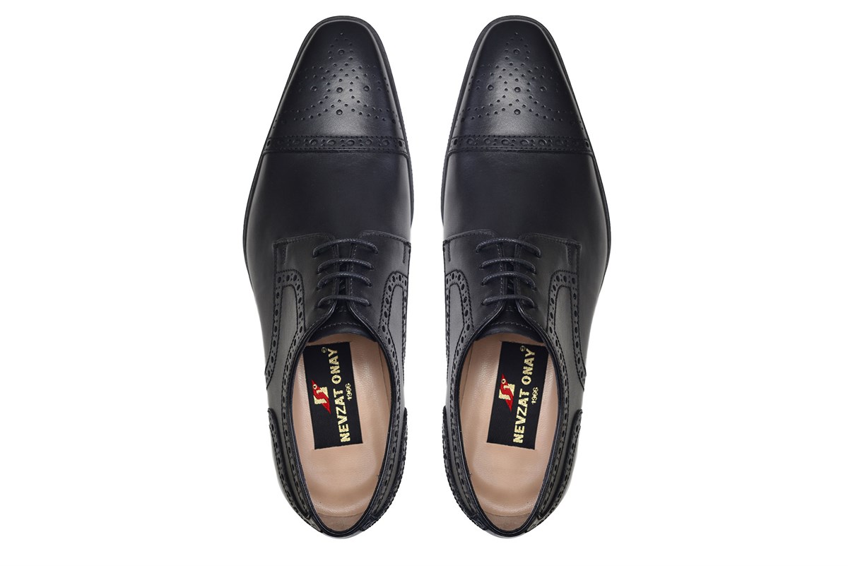 Nevzat Onay Siyah Klasik Bağcıklı Erkek Ayakkabı -11942-. 4