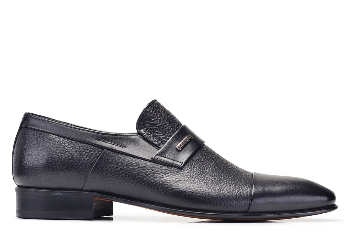 Nevzat Onay Lacivert Rugan Tokalı Klasik Erkek Ayakkabı -10010-. 2