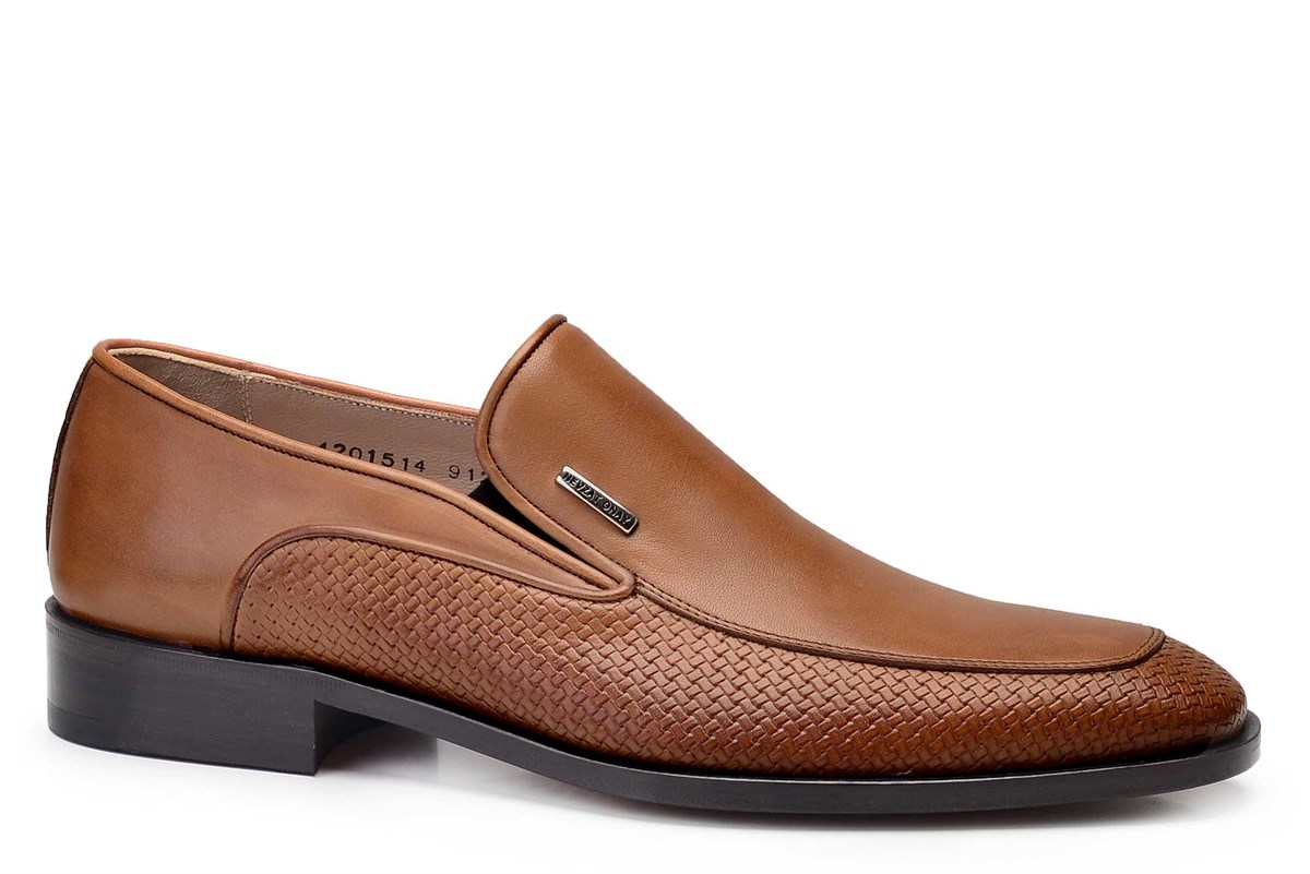 Nevzat Onay Kahverengi Klasik Loafer Kösele Erkek Ayakkabı -11006-. 3