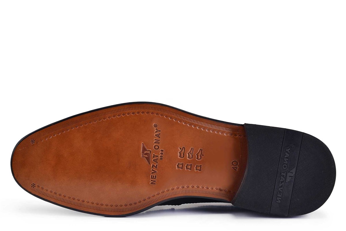 Nevzat Onay Kahverengi Klasik Loafer Kösele Erkek Ayakkabı -11656-. 5