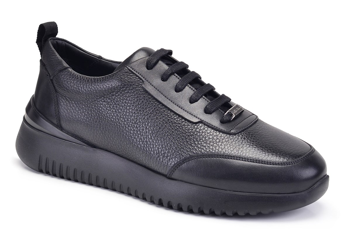 Nevzat Onay Siyah Bağcıklı Sneaker Erkek Ayakkabı -12416-. 3