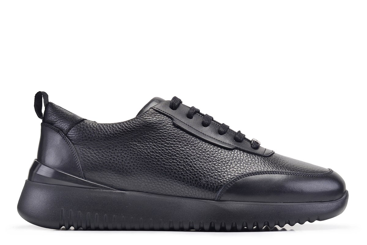 Nevzat Onay Siyah Bağcıklı Sneaker Erkek Ayakkabı -12416-. 2