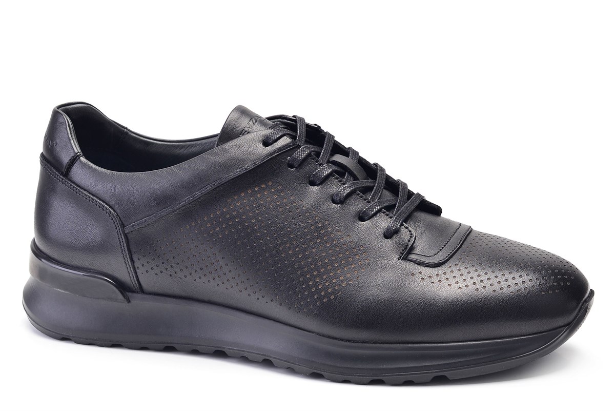 Nevzat Onay Siyah Baskı Sneaker Erkek Ayakkabı -11886-. 3