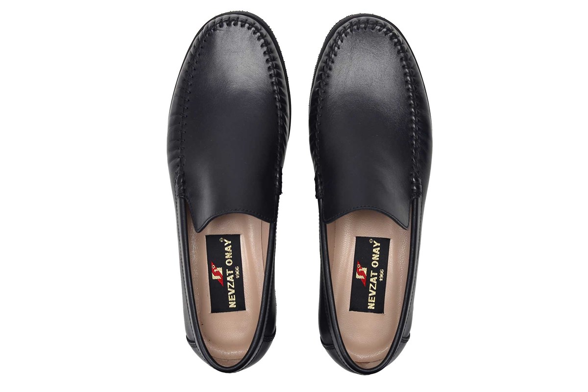 Nevzat Onay Siyah Günlük Loafer Erkek Ayakkabı- 11512-. 4