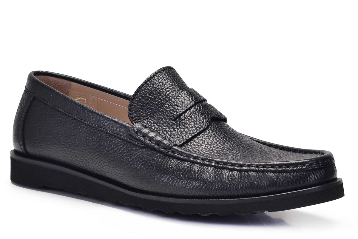 Nevzat Onay Siyah Günlük Loafer Erkek Ayakkabı -11682-. 3