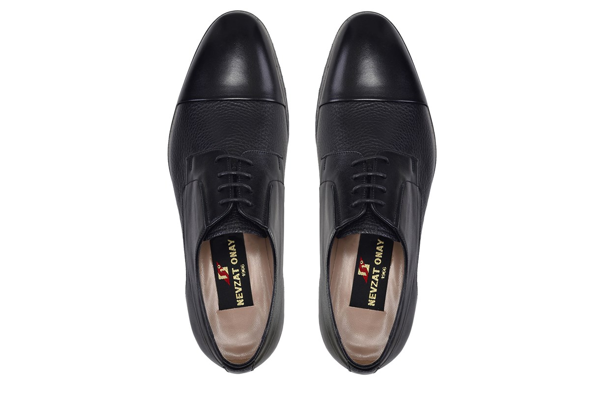 Nevzat Onay Siyah Klasik Bağcıklı Erkek Ayakkabı -11998-. 4
