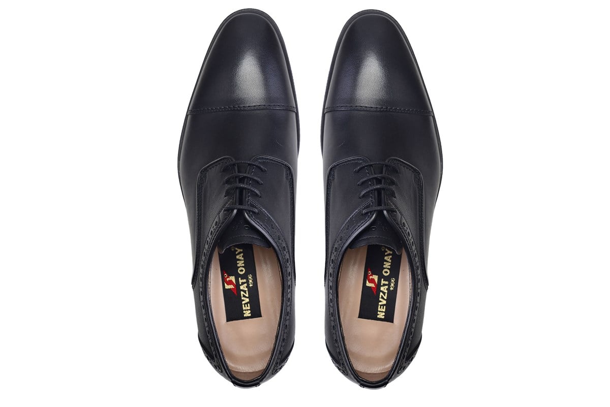 Nevzat Onay Siyah Klasik Bağcıklı Erkek Ayakkabı -11989-. 4