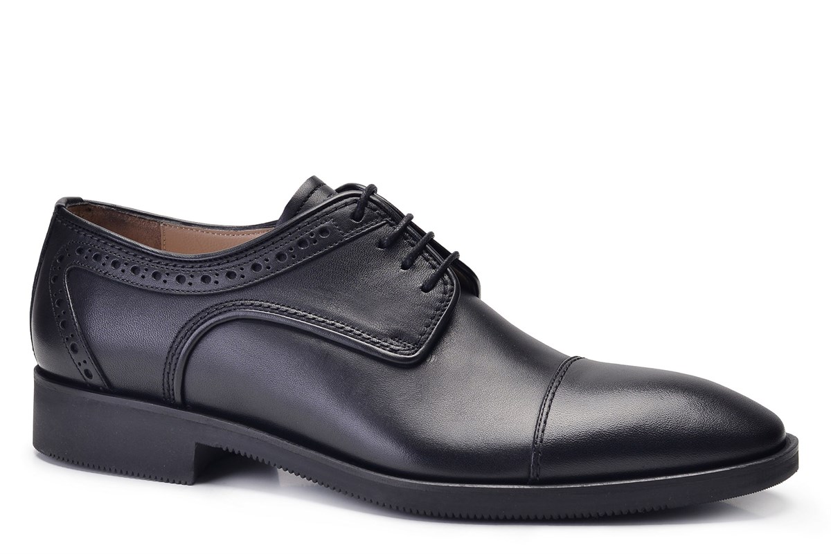 Nevzat Onay Siyah Klasik Bağcıklı Erkek Ayakkabı -11989-. 3