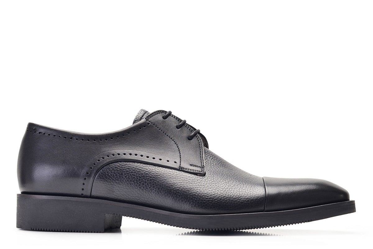 Nevzat Onay Siyah Klasik Bağcıklı Termo Erkek Ayakkabı -8120-. 1