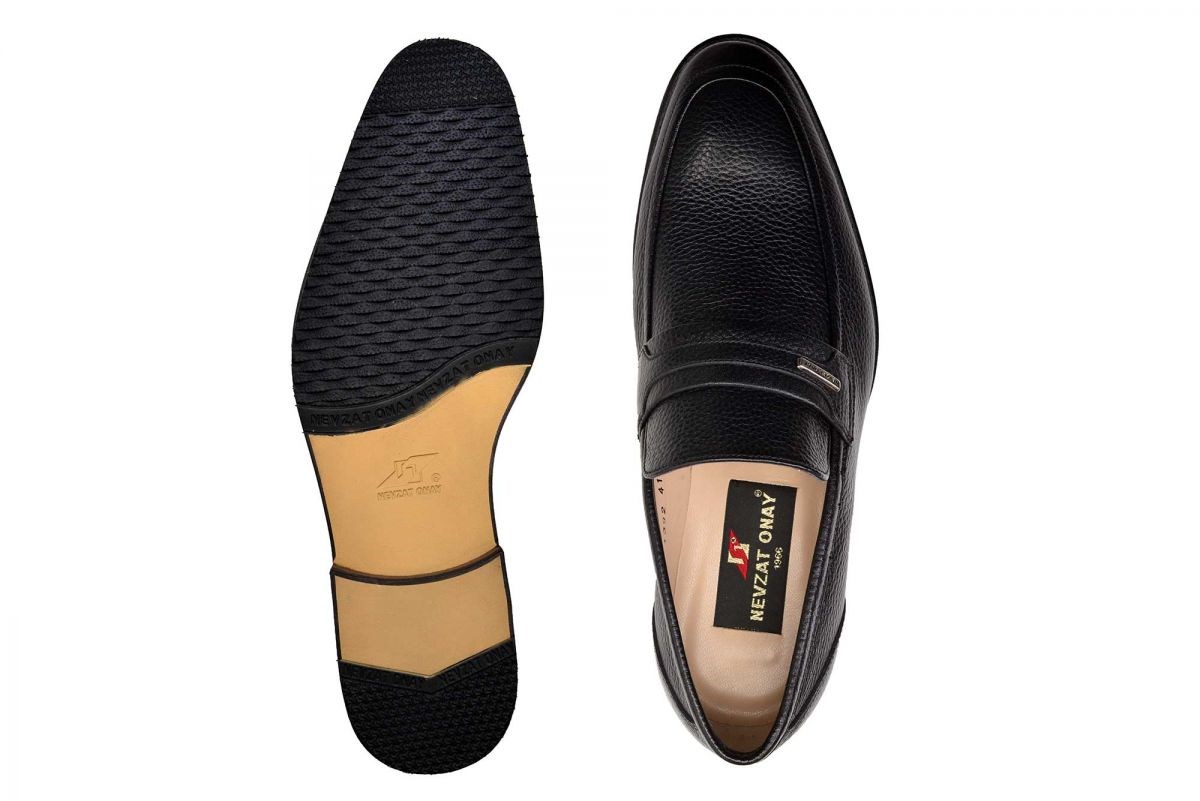 Nevzat Onay Siyah Klasik Loafer Erkek Ayakkabı -10453-. 4