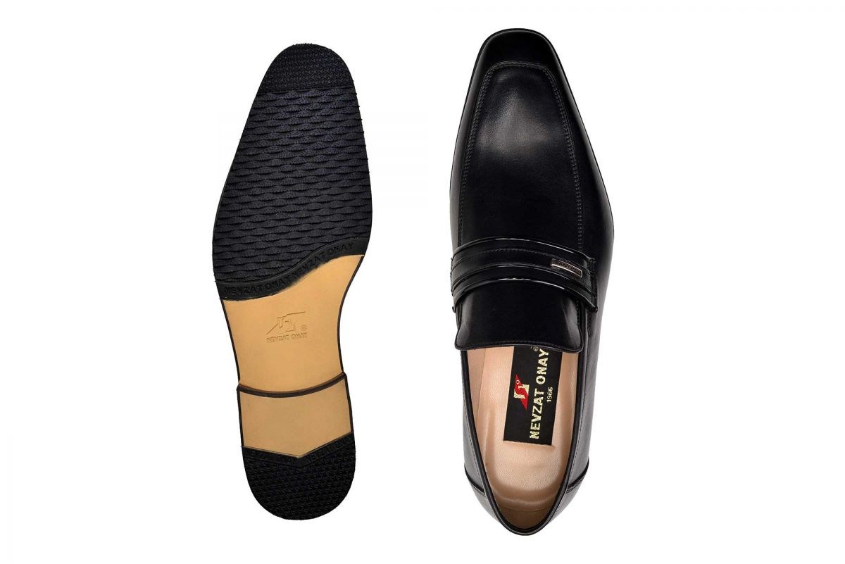 Nevzat Onay Siyah Klasik Loafer Erkek Ayakkabı -10457-. 4