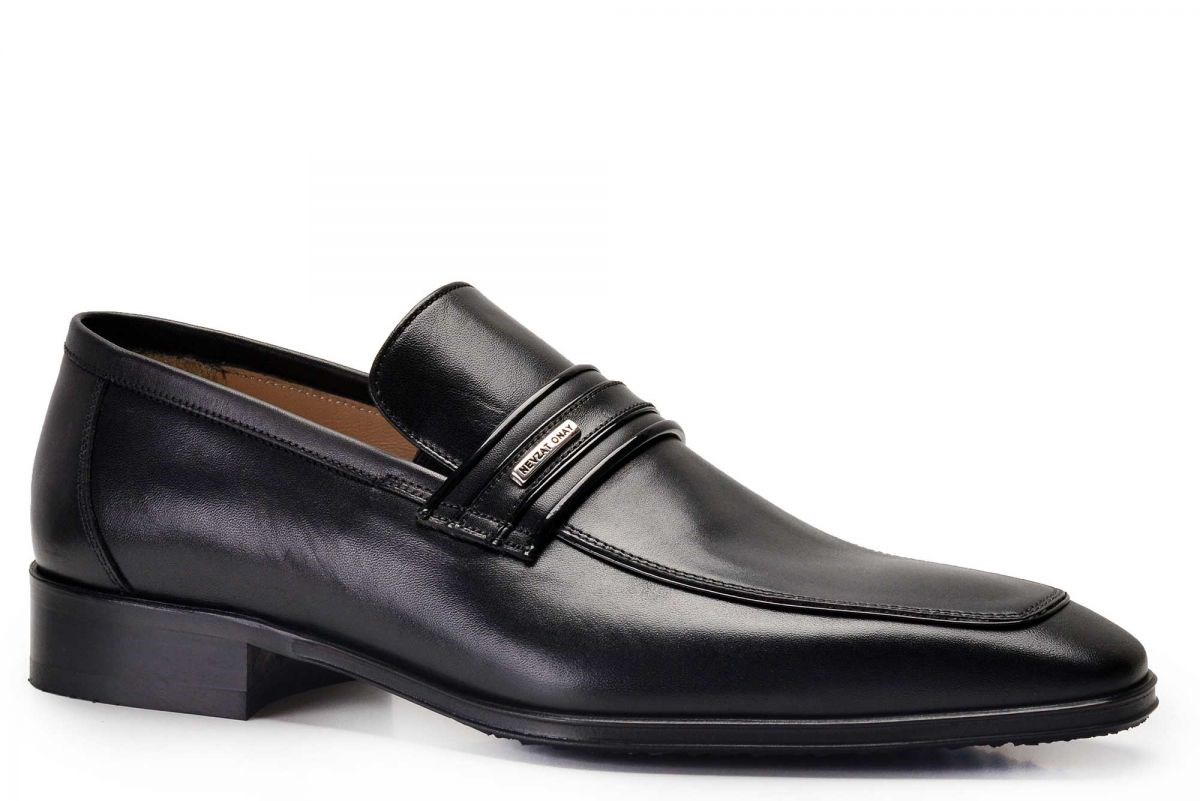 Nevzat Onay Siyah Klasik Loafer Erkek Ayakkabı -10457-. 3