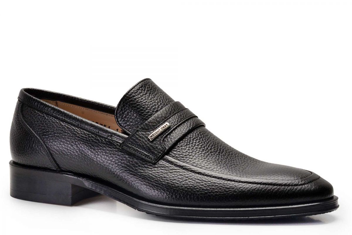 Nevzat Onay Siyah Klasik Loafer Erkek Ayakkabı -10453-. 3