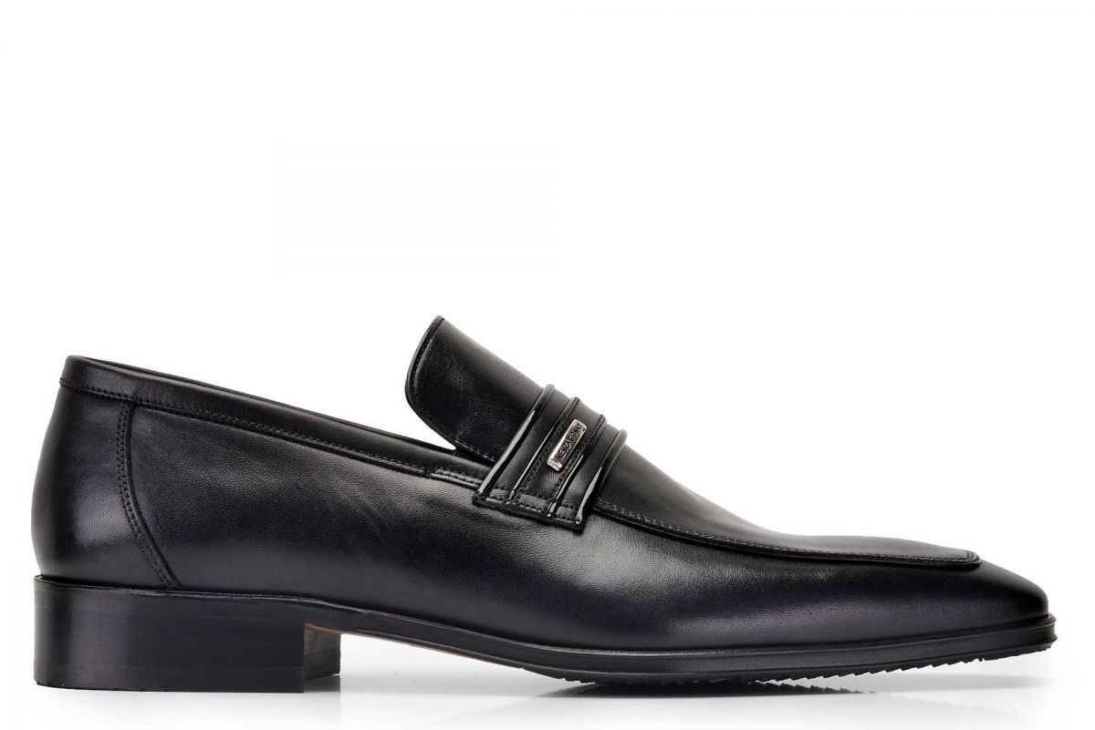 Nevzat Onay Siyah Klasik Loafer Erkek Ayakkabı -10457-. 2