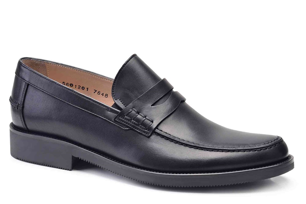 Nevzat Onay Siyah Klasik Loafer Erkek Ayakkabı -11912-. 3