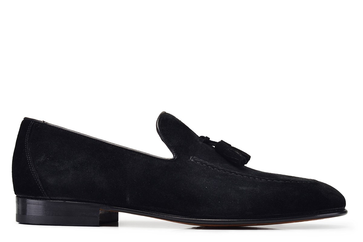Nevzat Onay Siyah Klasik Loafer Kösele Erkek Ayakkabı -9859-. 2