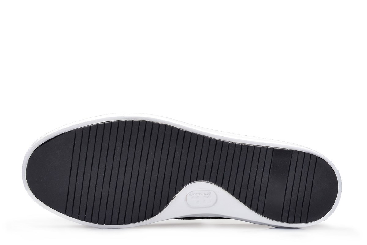 Nevzat Onay Siyah Örgü Püsküllü Sneaker Erkek Ayakkabı -8381-. 5