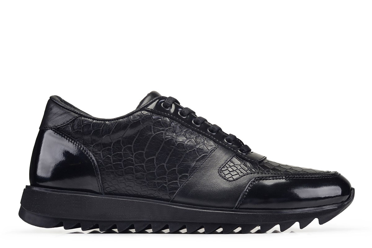 Nevzat Onay Siyah Günlük Sneaker Erkek Ayakkabı -20151-. 2