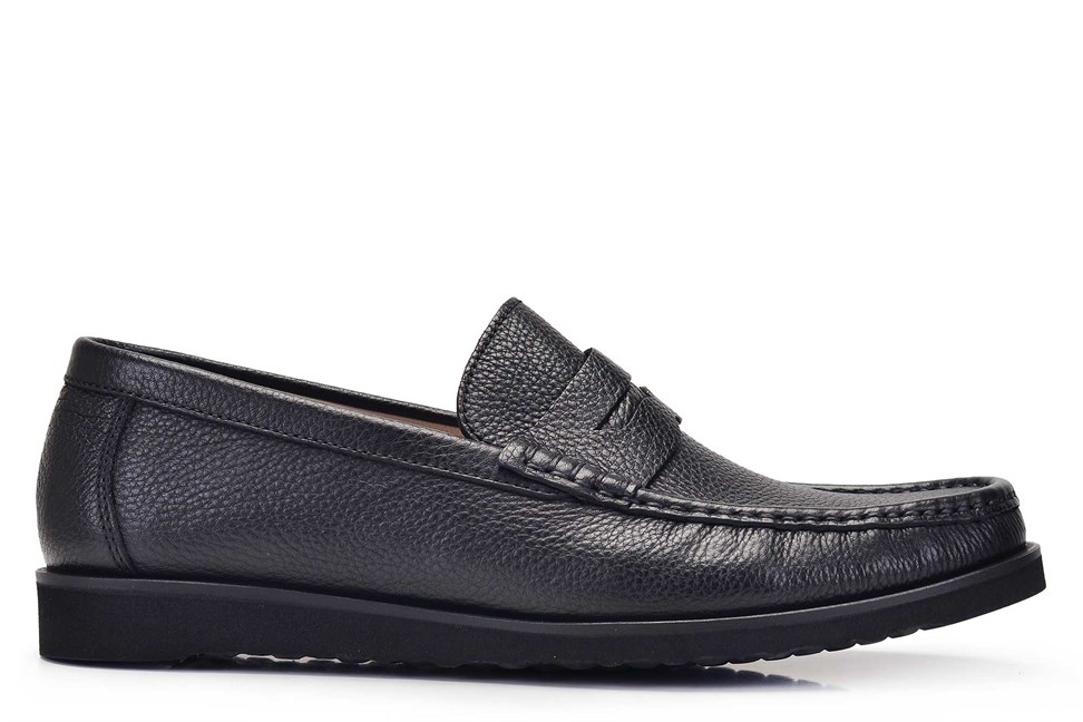 Nevzat Onay Siyah Günlük Loafer Erkek Ayakkabı -11682-. 1