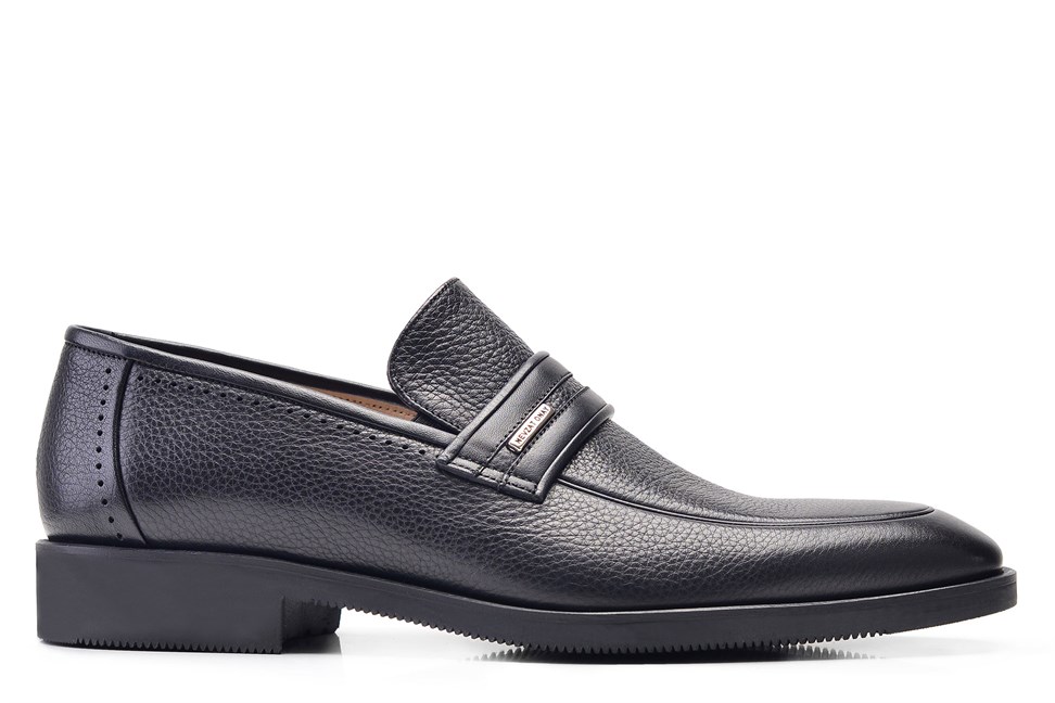 Siyah Klasik Loafer Erkek Ayakkabı -11911-
