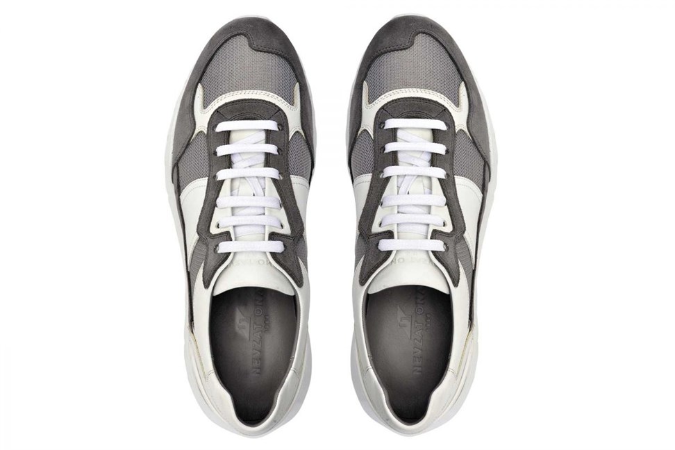 Beyaz Sneaker Erkek Ayakkabı -10848-