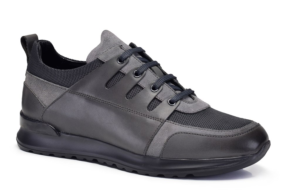 Gri Sneaker Erkek Ayakkabı -11782-