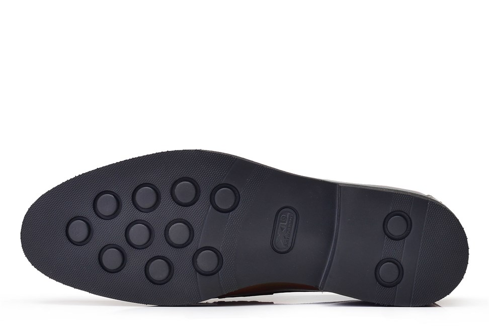 Hakiki Deri Kahverengi Günlük Loafer Erkek Ayakkabı -11510-