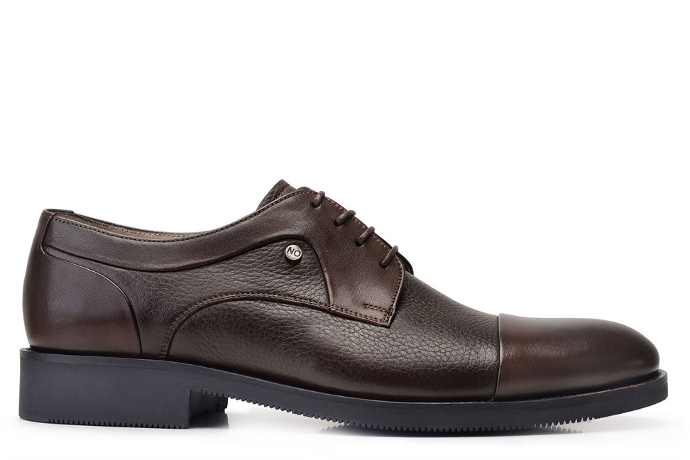 Kahverengi Klasik Bağcıklı Erkek Ayakkabı -11845-