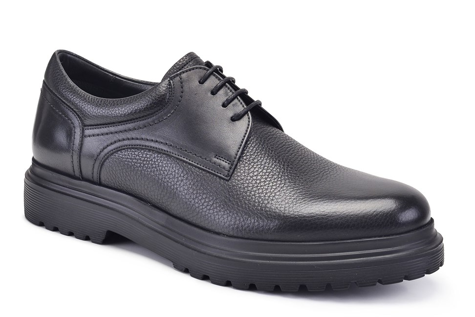 Siyah Bağcıklı Erkek Ayakkabı -12411-