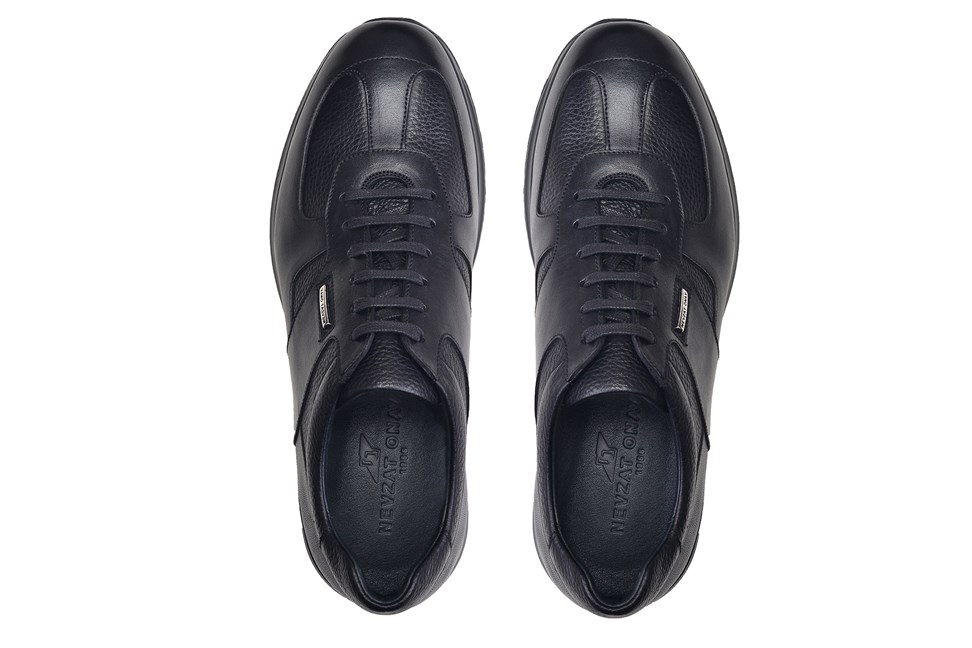 Siyah Floter Sneaker Erkek Ayakkabı -11844-