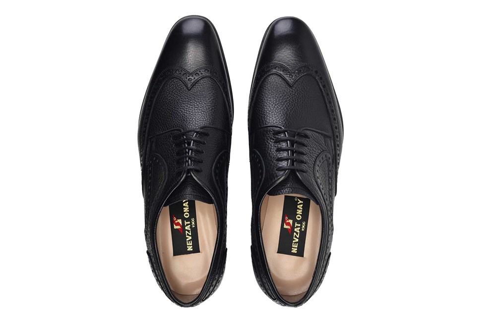 Siyah Günlük Bağcıklı Erkek Ayakkabı -11509-