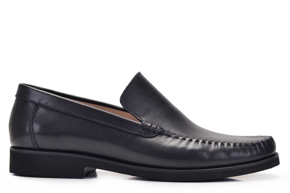 Siyah Günlük Loafer Erkek Ayakkabı- 11512-