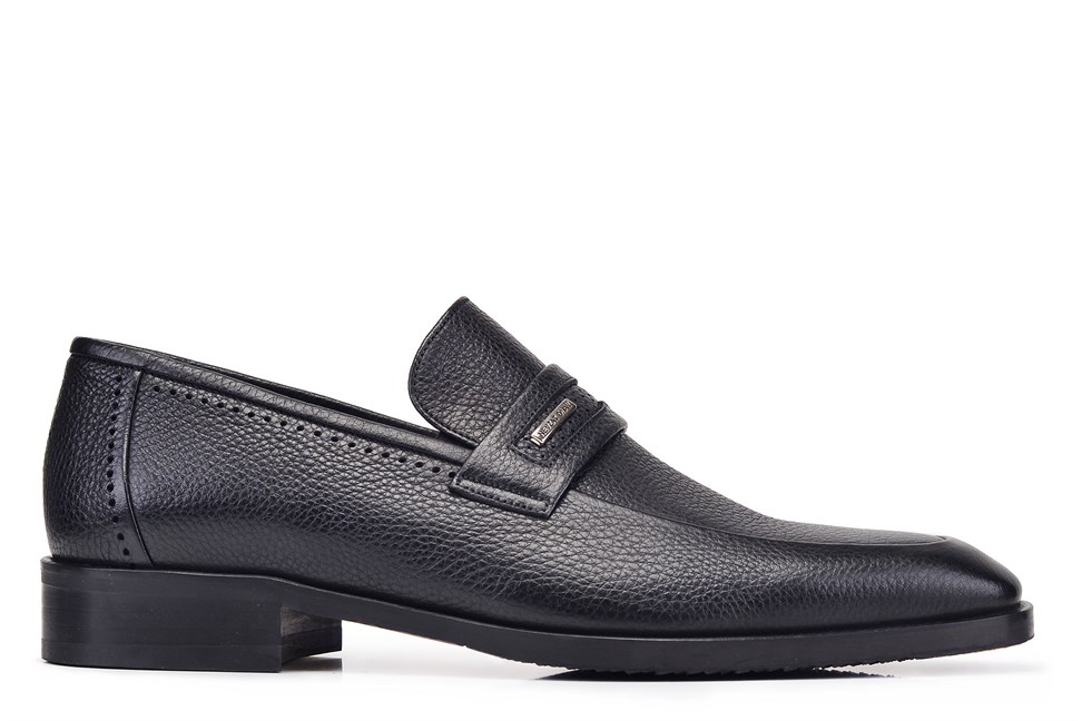 Siyah Günlük Loafer Erkek Ayakkabı -12342-
