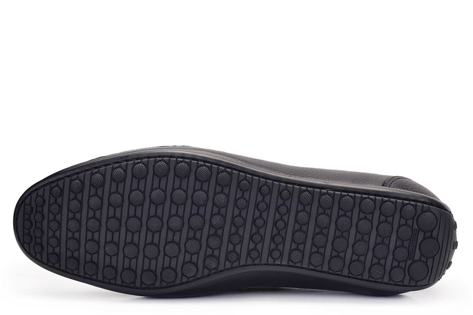 Siyah Günlük Loafer Erkek Ayakkabı -12574-
