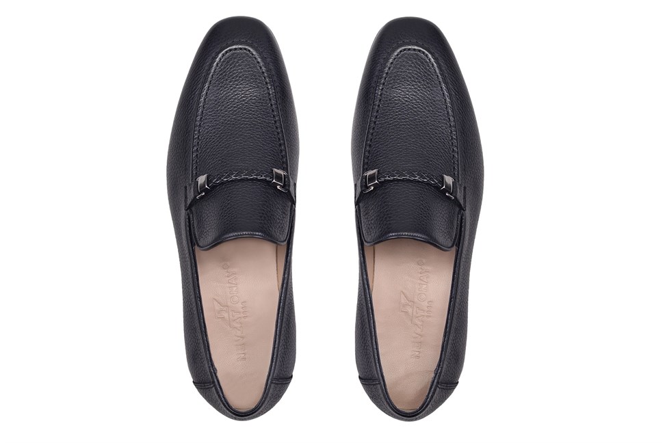 Siyah Günlük Loafer Erkek Ayakkabı -12658-