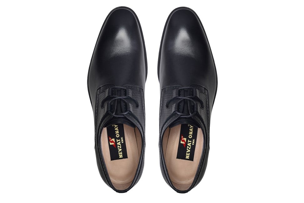 Siyah Klasik Bağcıklı Termo Ayakkabı -11953-