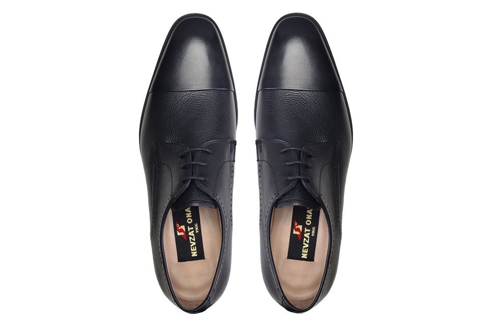 Siyah Klasik Bağcıklı Termo Erkek Ayakkabı -8120-