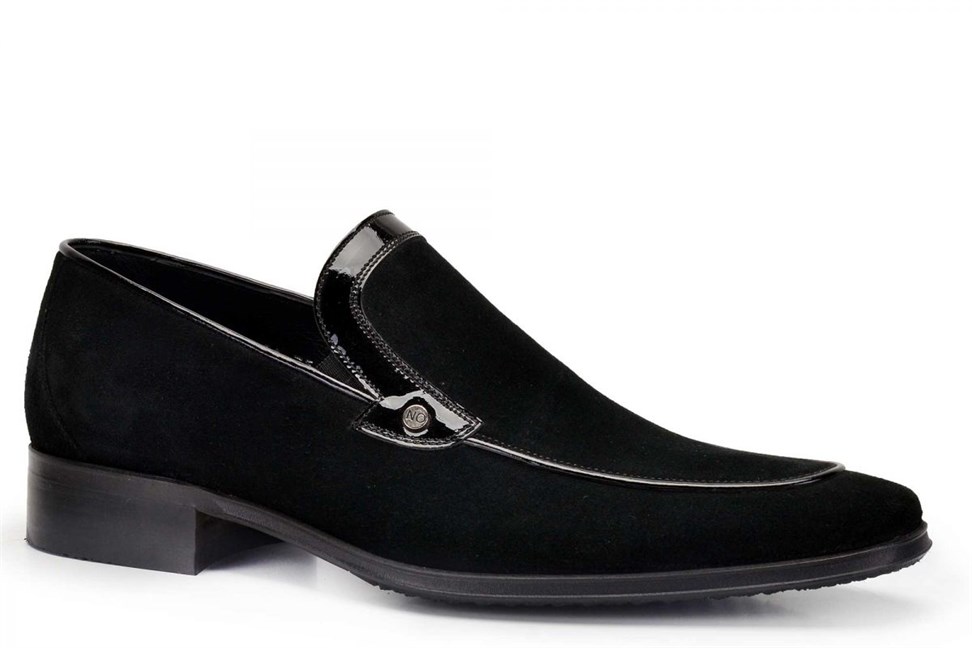 Siyah Klasik Loafer Erkek Ayakkabı -10686-