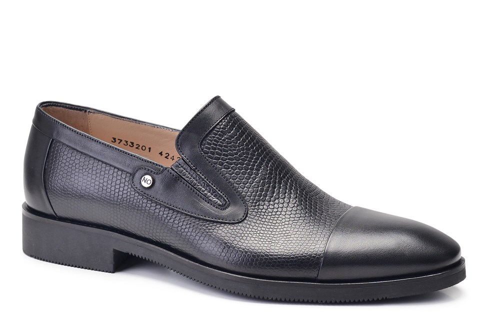 Siyah Klasik Loafer Erkek Ayakkabı -11853-