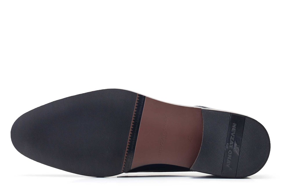 Siyah Klasik Loafer Neolit Erkek Ayakkabı -12409-
